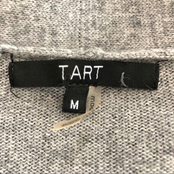 Garnet Hill Fringe Long Cardigan Open Front M - Picture 7 of 9